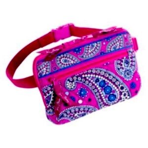 Vera Bradley Travel Belt Bag in Boysenberry EUC
